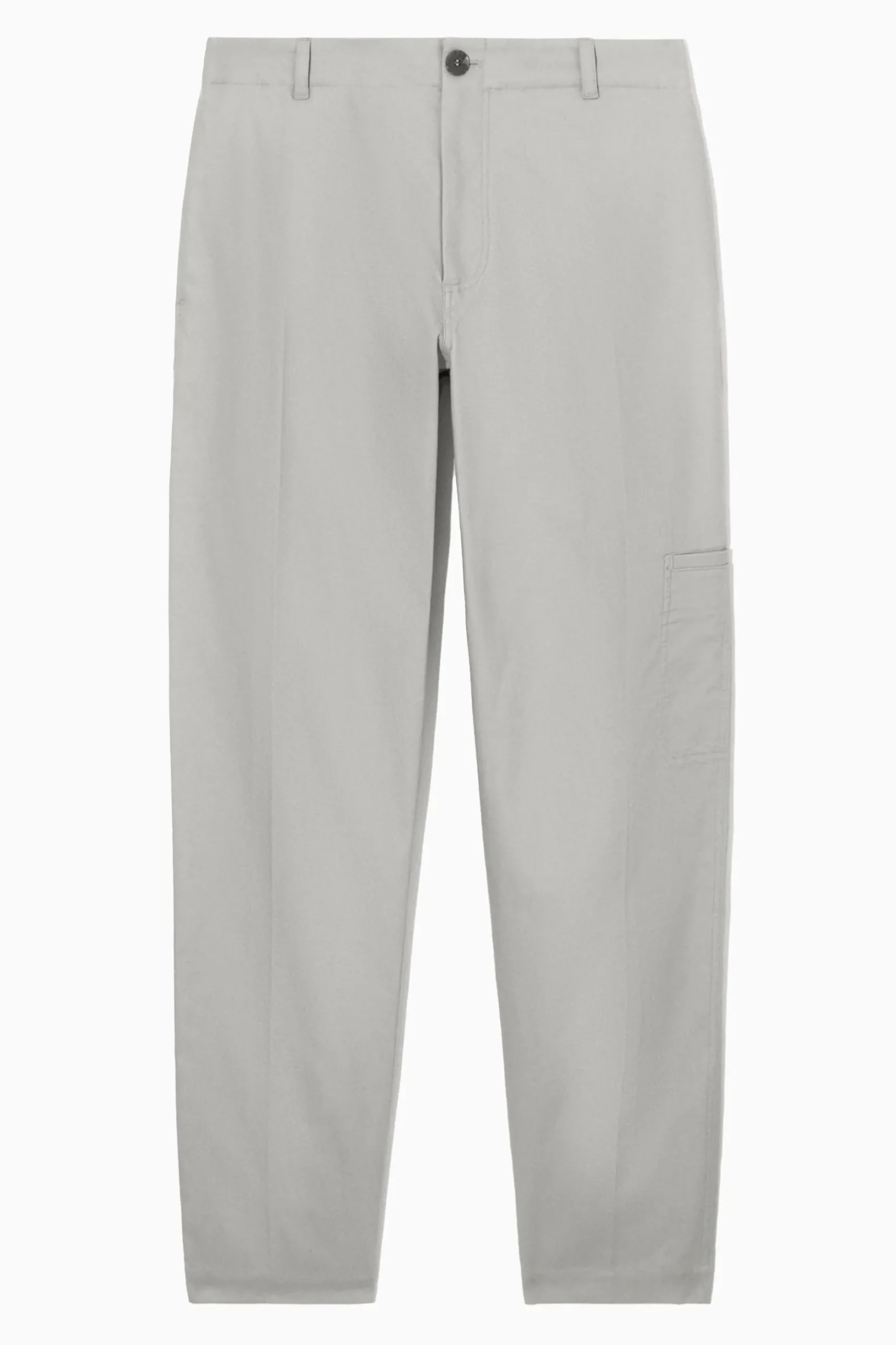 New COS SPODNIE Z PROSTYMI NOGAWKAMI W STYLU UTILITY Stone