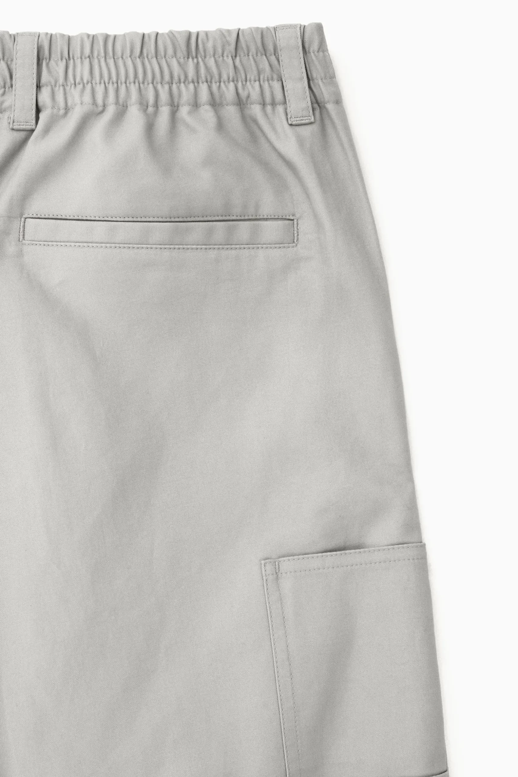 New COS SPODNIE Z PROSTYMI NOGAWKAMI W STYLU UTILITY Stone