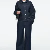 New COS SPODNIE Z SUROWEGO DENIMU