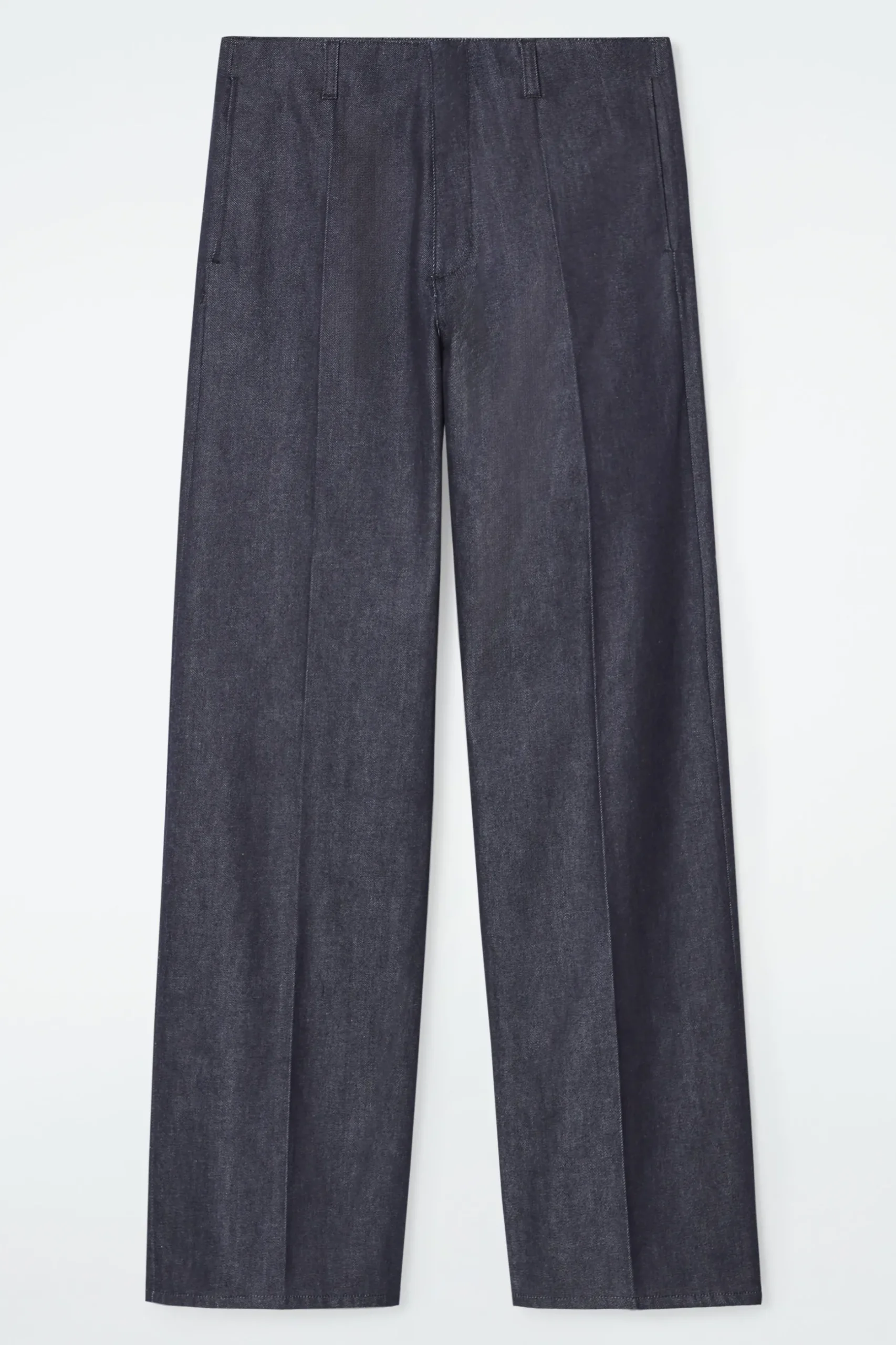 Discount COS SPODNIE Z SUROWEGO DENIMU Z SZEROKIMI NOGAWKAMI