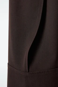 Fashion COS SPODNIE Z WEŁNĄ Z PODWINIĘTYMI NOGAWKAMI