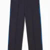 Fashion COS SPODNIE Z WEŁNY Z PROSTYMI NOGAWKAMI – REGULAR FIT