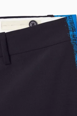 Fashion COS SPODNIE Z WEŁNY Z PROSTYMI NOGAWKAMI – REGULAR FIT