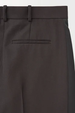 Fashion COS SPODNIE ZE SMOKINGOWYMI PASKAMI
