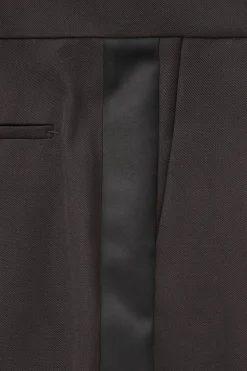 Fashion COS SPODNIE ZE SMOKINGOWYMI PASKAMI