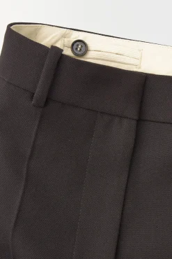Fashion COS SPODNIE ZE SMOKINGOWYMI PASKAMI