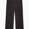 Clearance COS STRAIGHTLEG CHECKED JACQUARD TROUSERS