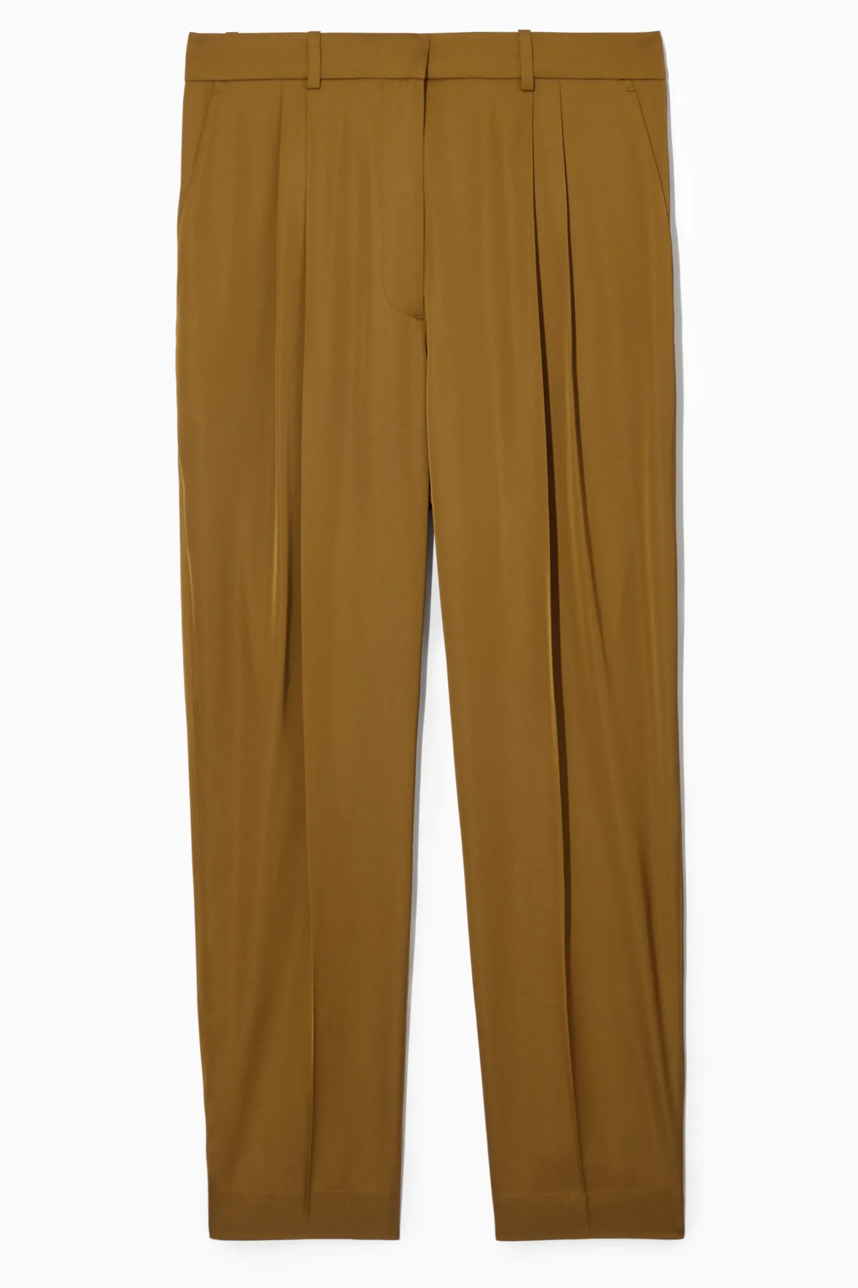 Clearance COS STRAIGHTLEG PLEATED SATIN TROUSERS