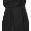 Clearance COS STRAPLESS LINENBLEND MINI DRESS