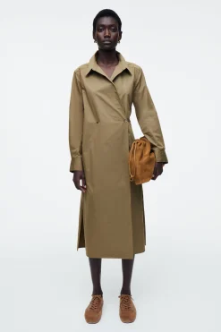 Discount COS SUKIENKA KOSZULOWA MIDI