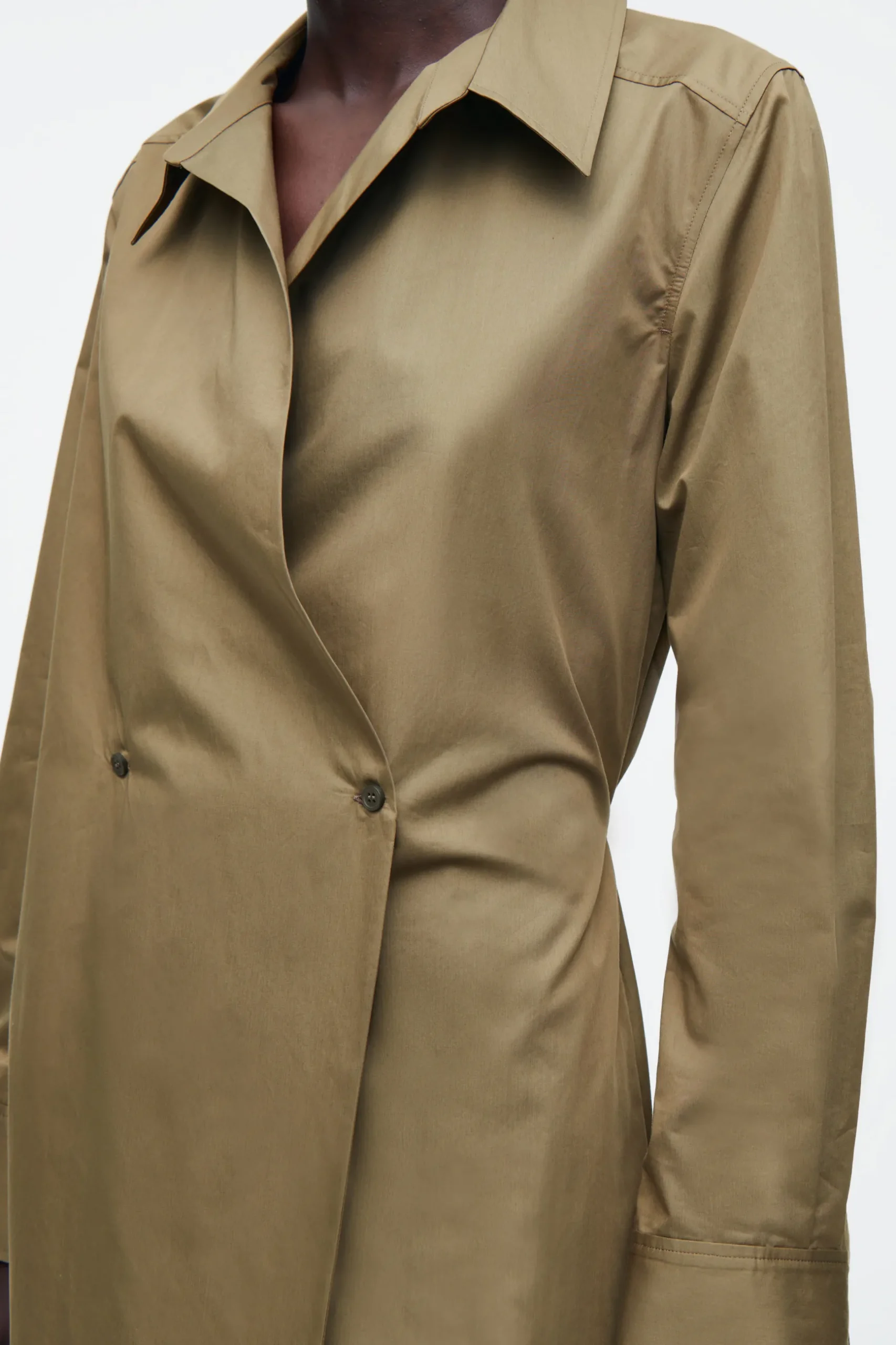 Discount COS SUKIENKA KOSZULOWA MIDI