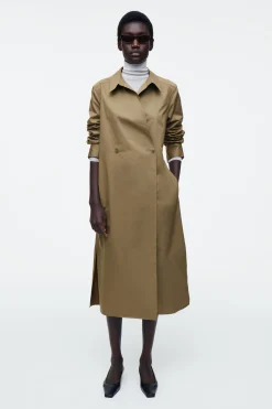Discount COS SUKIENKA KOSZULOWA MIDI