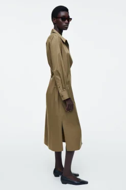 Discount COS SUKIENKA KOSZULOWA MIDI