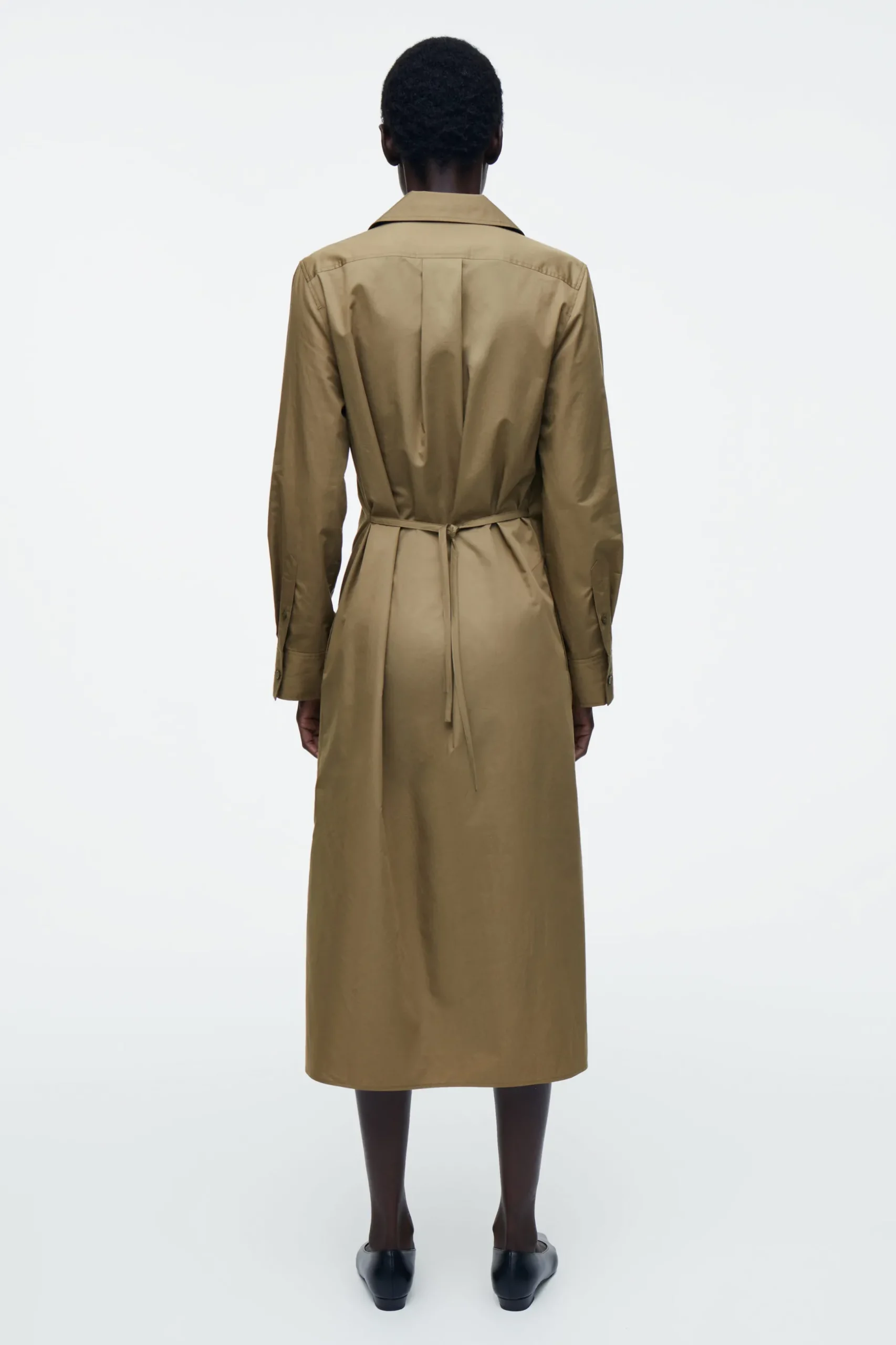 Discount COS SUKIENKA KOSZULOWA MIDI