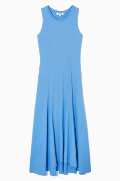 Discount COS SUKIENKA MAXI BEZ RĘKAWÓW Z OBNIŻONĄ TALIĄ