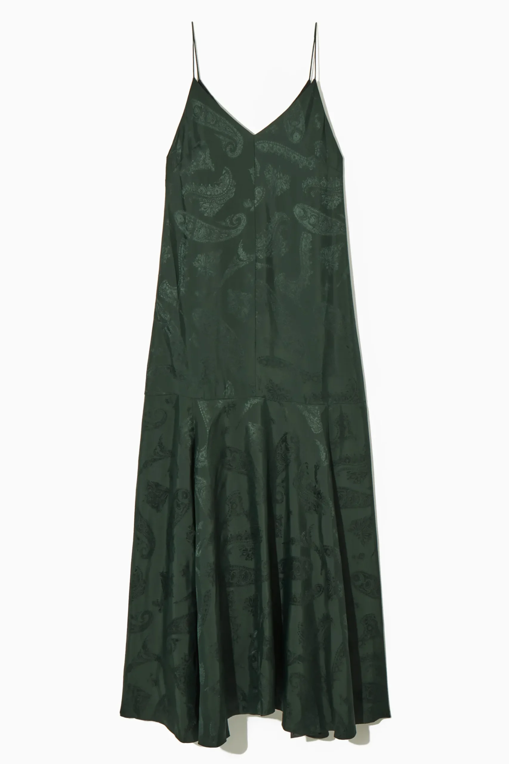 Hot COS SUKIENKA MAXI W ŻAKARDOWY WZÓR Z JEDWABIEM