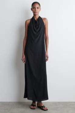 Fashion COS SUKIENKA MAXI Z DEKOLTEM TYPU WODA