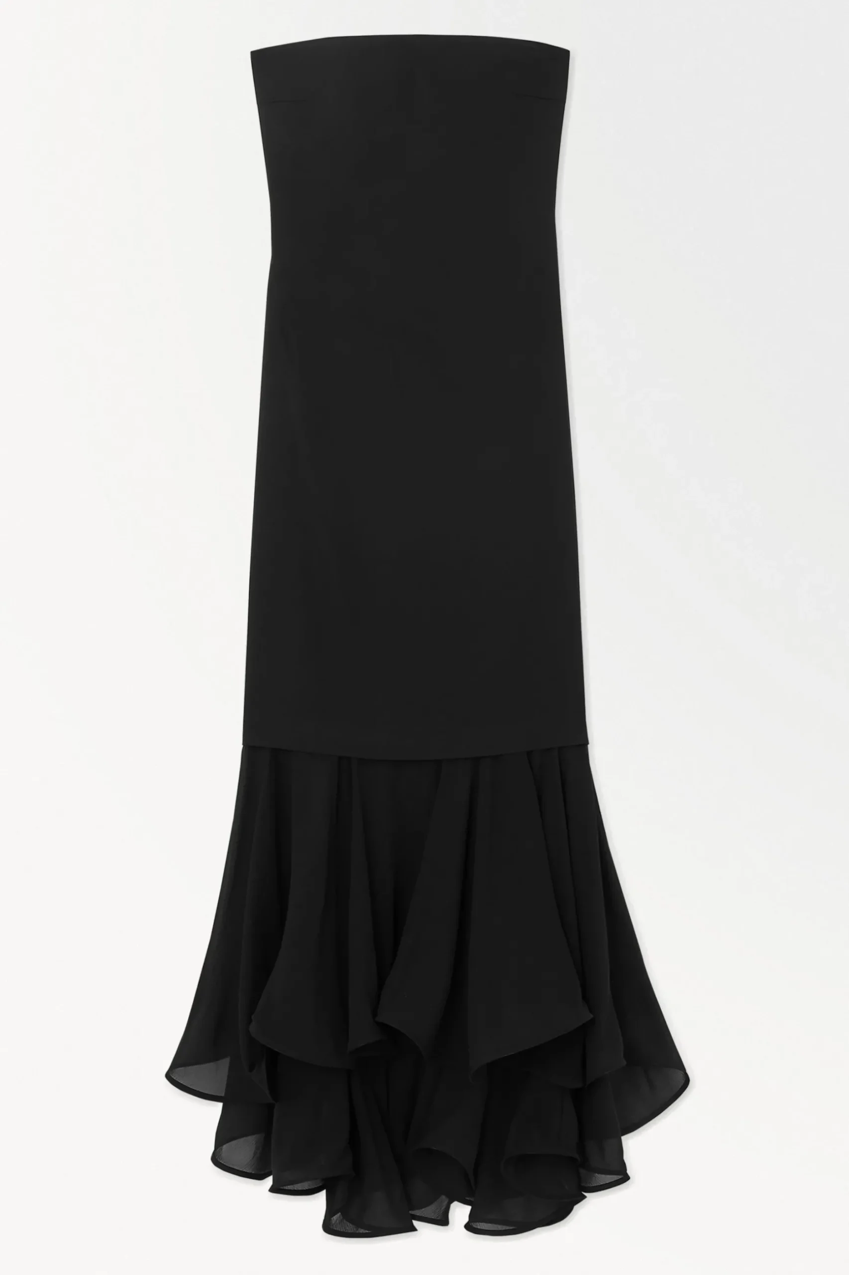 Outlet COS SUKIENKA MAXI Z DEKOLTEM BANDEAU I RYBIM OGONEM