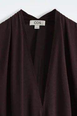 Discount COS SUKIENKA MAXI Z DEKOLTEM W KSZTAŁCIE LITERY V