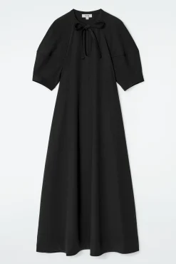 Fashion COS SUKIENKA MAXI Z WIĄZANIEM