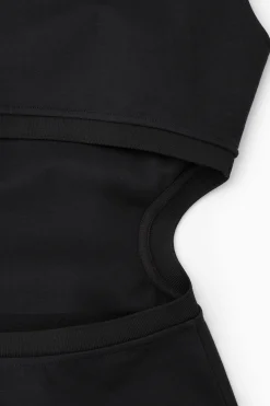 Fashion COS SUKIENKA MAXI Z WYCIĘCIEM BEZ RĘKAWÓW
