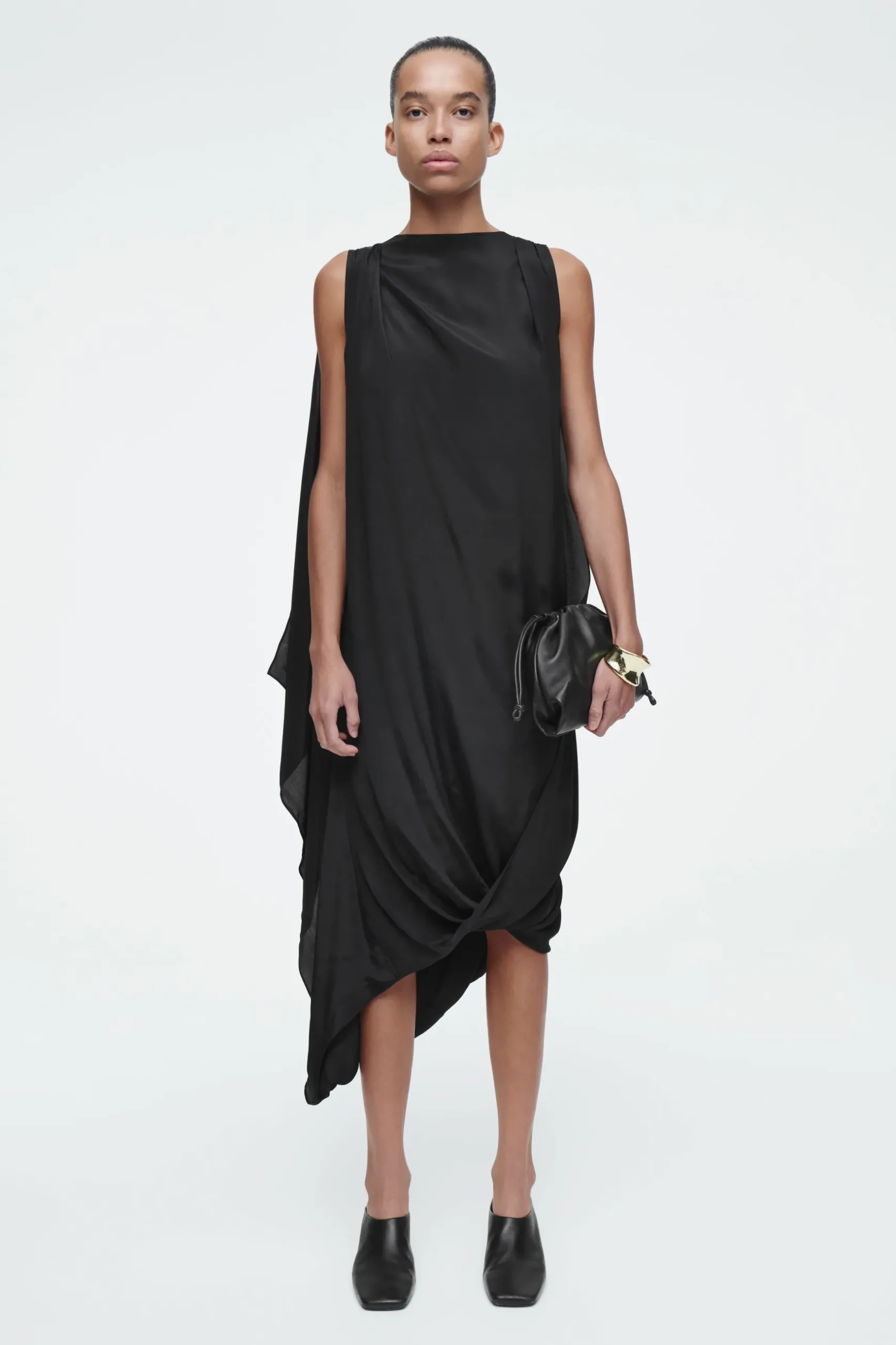 New COS SUKIENKA MIDI Z DRAPOWANIEM