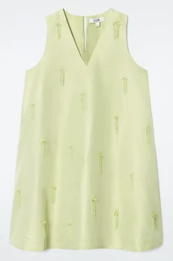Fashion COS SUKIENKA MINI TYPU SHIFT ZE ZDOBIENIAMI