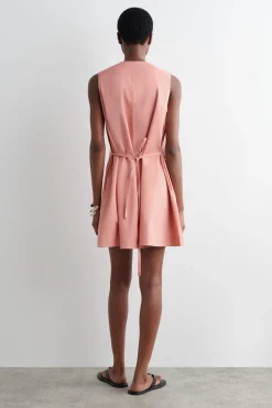 Fashion COS SUKIENKA MINI Z BAWEŁNY PIMA ZAPINANA NA GUZIKI