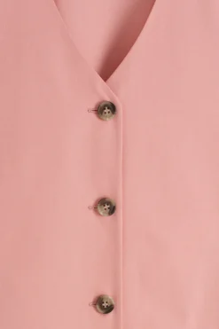 Fashion COS SUKIENKA MINI Z BAWEŁNY PIMA ZAPINANA NA GUZIKI