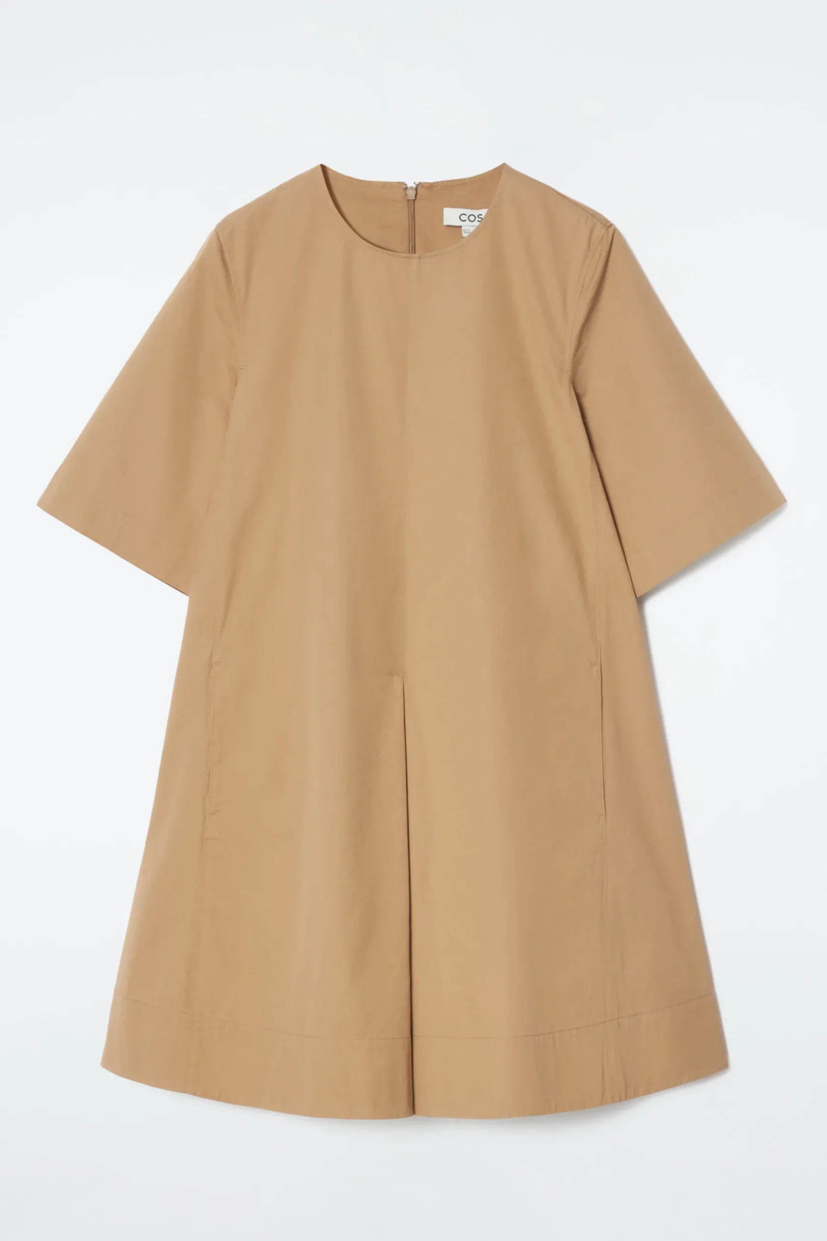 Fashion COS SUKIENKA MINI Z BAWEŁNY Z ZAKŁADKAMI