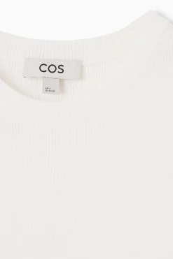Online COS SUKIENKA MINI Z DZIANINY W PRĄŻKI Z OBNIŻONĄ TALIĄ
