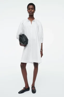 Fashion COS SUKIENKA MINI Z PLISOWANIAMI I WIĄZANIEM