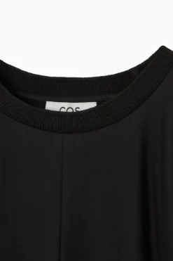 Discount COS SUKIENKA T-SHIRTOWA Z RĘKAWEM TYPU NIETOPERZ