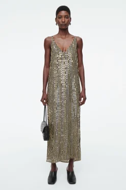 Online COS SUKIENKA TYPU SLIP DRESS W PASKI Z CEKINAMI