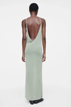 Outlet COS SUKIENKA TYPU SLIP DRESS Z PRZEŚWITUJĄCEJ DZIANINY