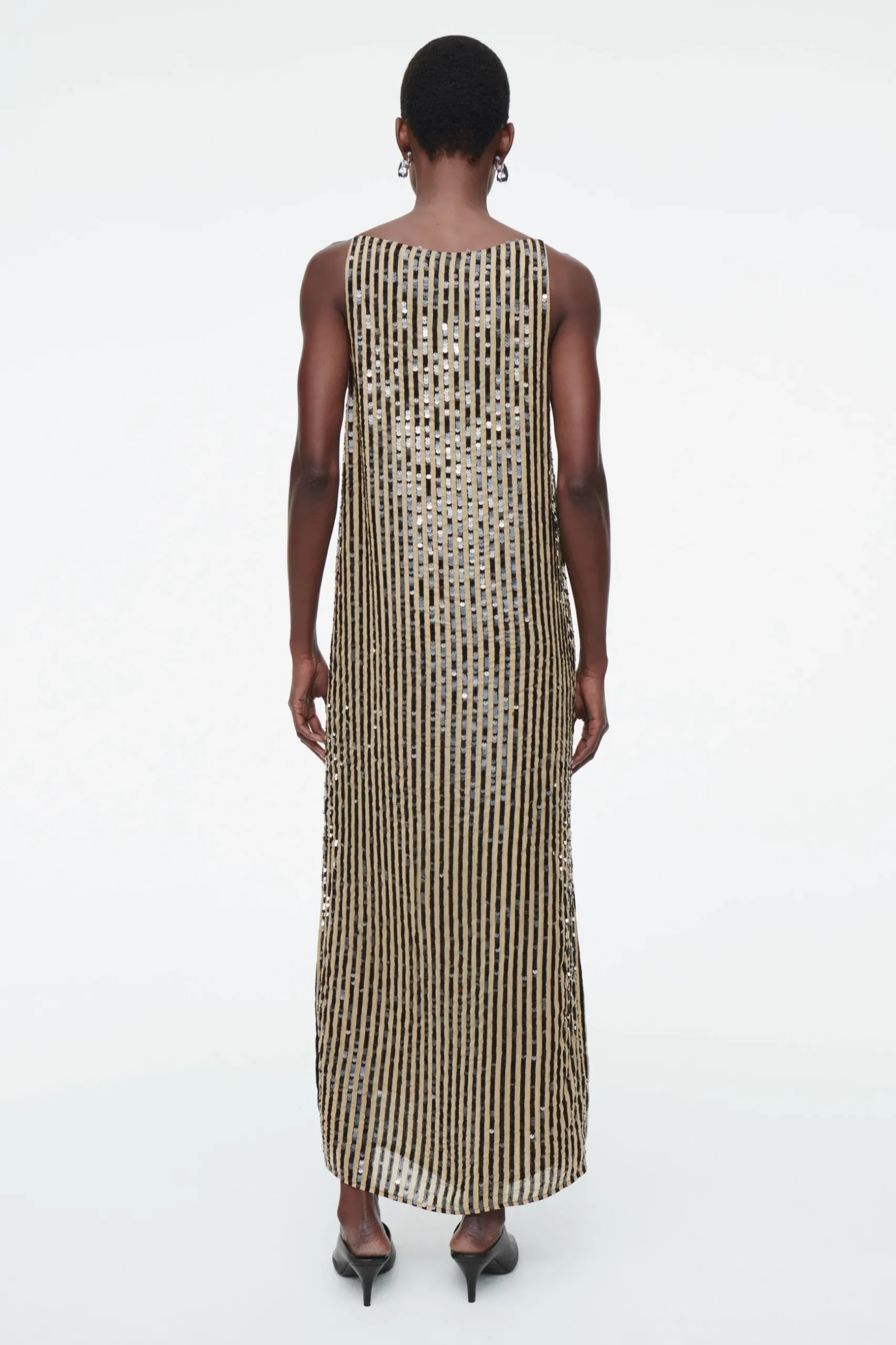 Online COS SUKIENKA TYPU SLIP DRESS W PASKI Z CEKINAMI