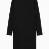 Fashion COS SUKIENKA Z DZIANINY Z WEŁNĄ – OVERSIZED FIT