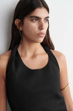 Outlet COS SUKIENKA Z ODKRYTYMI PLECAMI I DODATKIEM LNU