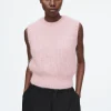 Outlet COS SWETER BEZ RĘKAWÓW Z MOHEREM