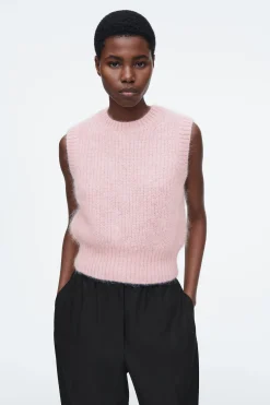 Outlet COS SWETER BEZ RĘKAWÓW Z MOHEREM
