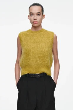 Best COS SWETER BEZ RĘKAWÓW Z MOHEREM