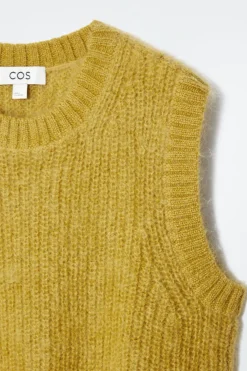 Best COS SWETER BEZ RĘKAWÓW Z MOHEREM
