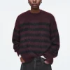 Sale COS SWETER W PASKI ZE SZCZOTKOWANEJ DZIANINY Z MOHEREM