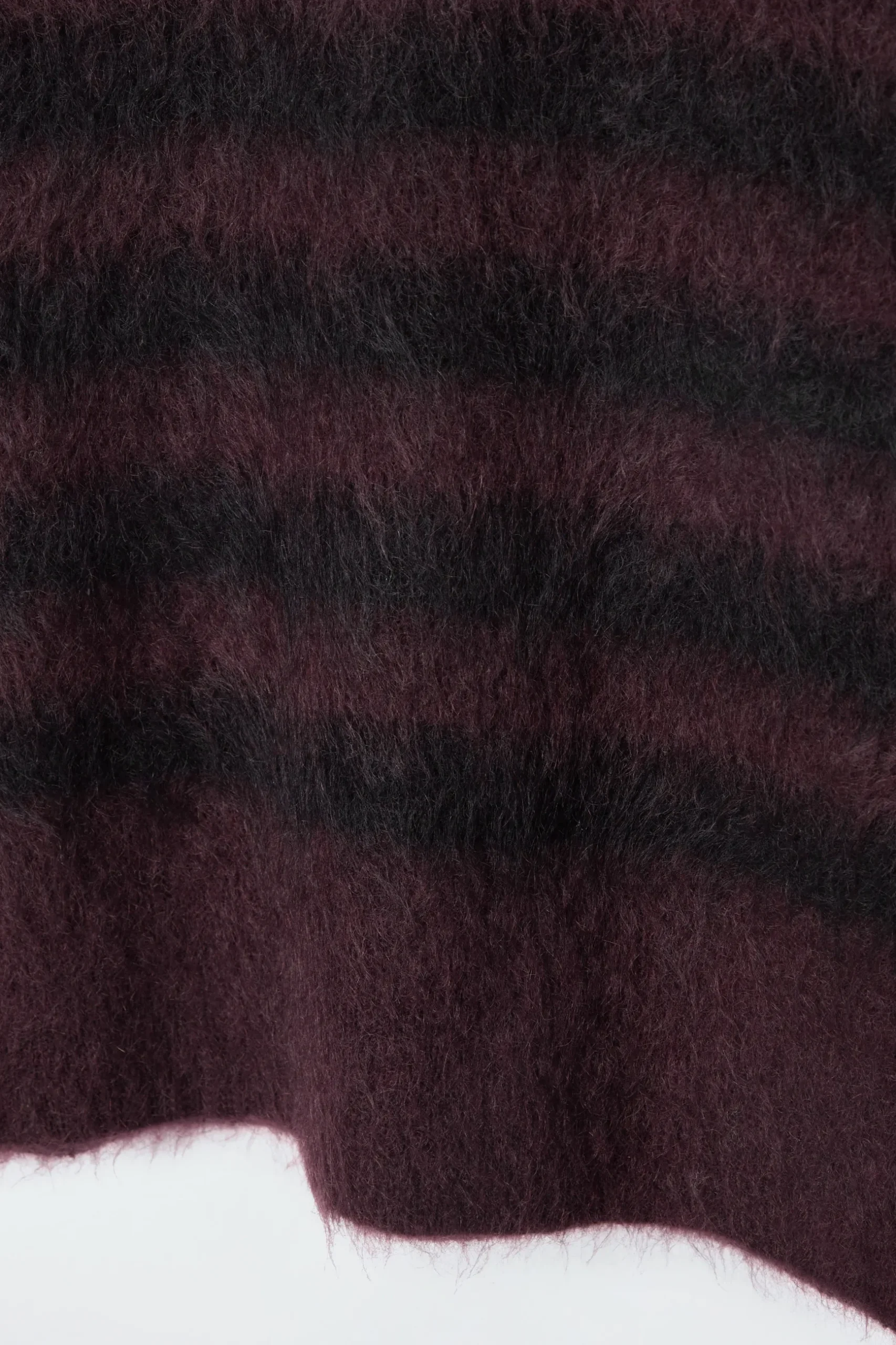 Sale COS SWETER W PASKI ZE SZCZOTKOWANEJ DZIANINY Z MOHEREM
