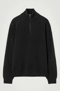 Discount COS SWETER Z CZYSTEGO KASZMIRU Z SUWAKIEM