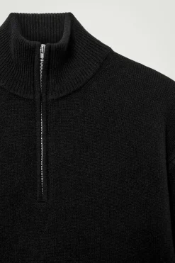 Discount COS SWETER Z CZYSTEGO KASZMIRU Z SUWAKIEM