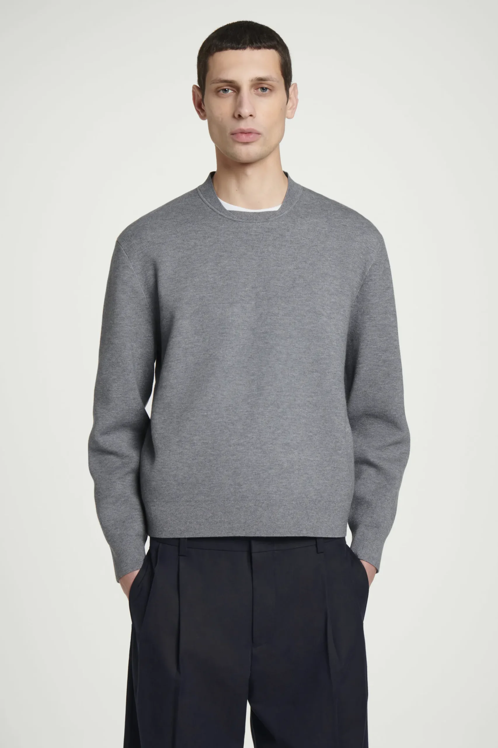 Hot COS SWETER Z DWUSTRONNEJ DZIANINY