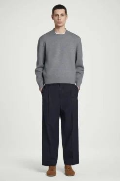 Hot COS SWETER Z DWUSTRONNEJ DZIANINY