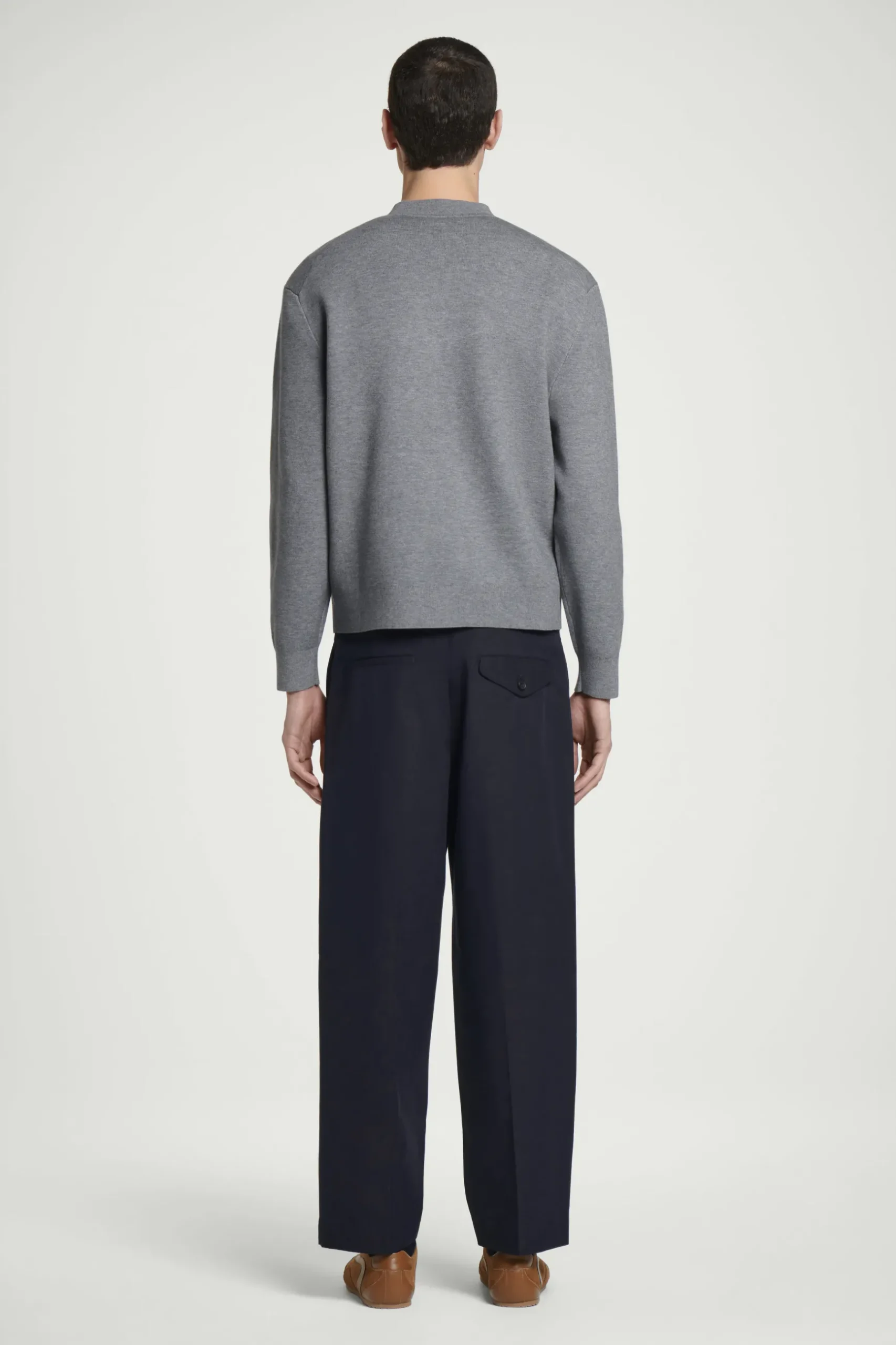 Hot COS SWETER Z DWUSTRONNEJ DZIANINY