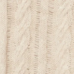 Clearance COS SWETER Z DZIANINY Z MOHEREM O WARKOCZOWYM SPLOCIE